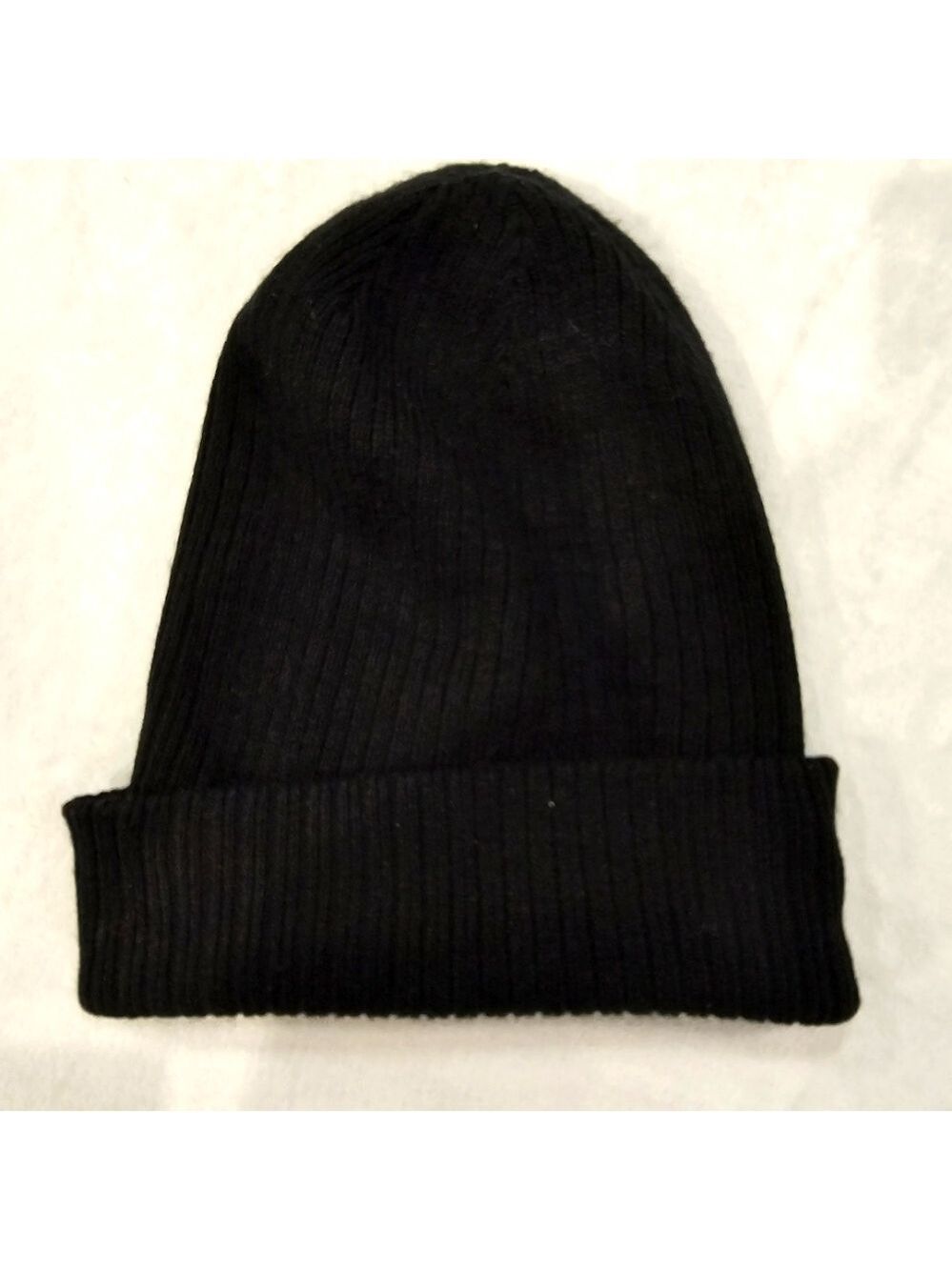 *4 for $25* Sunday Best Black Ribbed Beanie